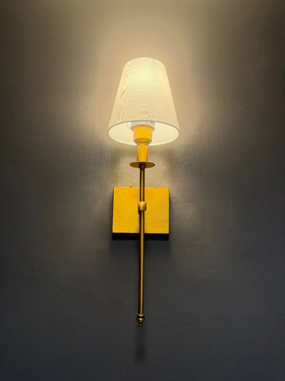 Wall Sconce - Brushed Gold, Hardwired - BRAND NEW